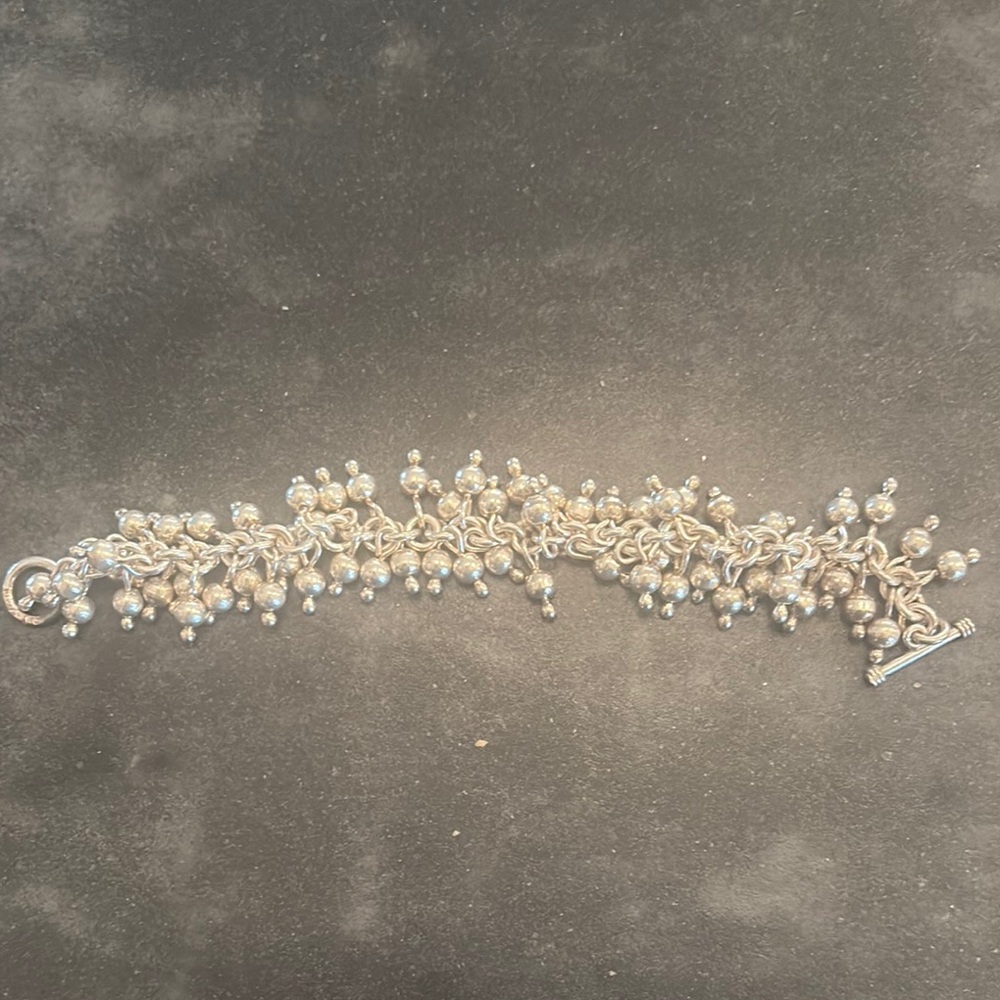 Silver silpada cha cha  Beaded Bracelet